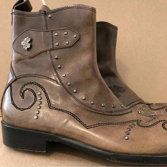 Mark Nason BARCLAY Dragon Rock Boots US‎ 7.5 Distressed Brown - Picture 4 of 16
